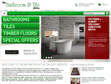 Tablet Screenshot of bathroomsandtiles.ie